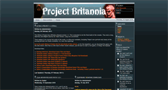 Desktop Screenshot of projectbritannia.com