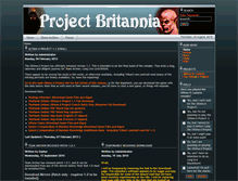 Tablet Screenshot of projectbritannia.com